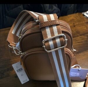 Stylish Tan Crossbody Bag